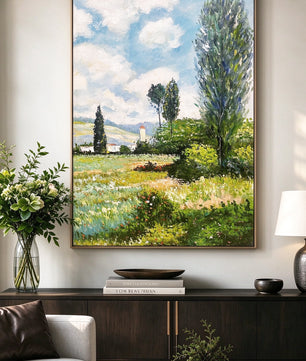 Hand-Painted Landscape Decorative Painting