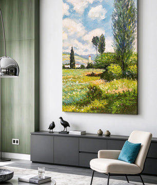 Hand-Painted Landscape Decorative Painting