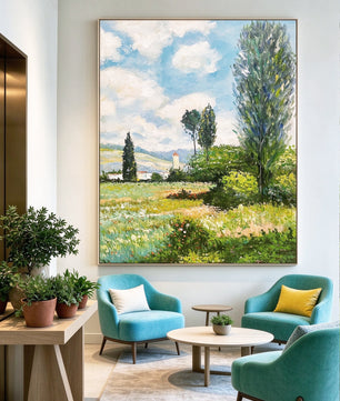 Hand-Painted Landscape Decorative Painting