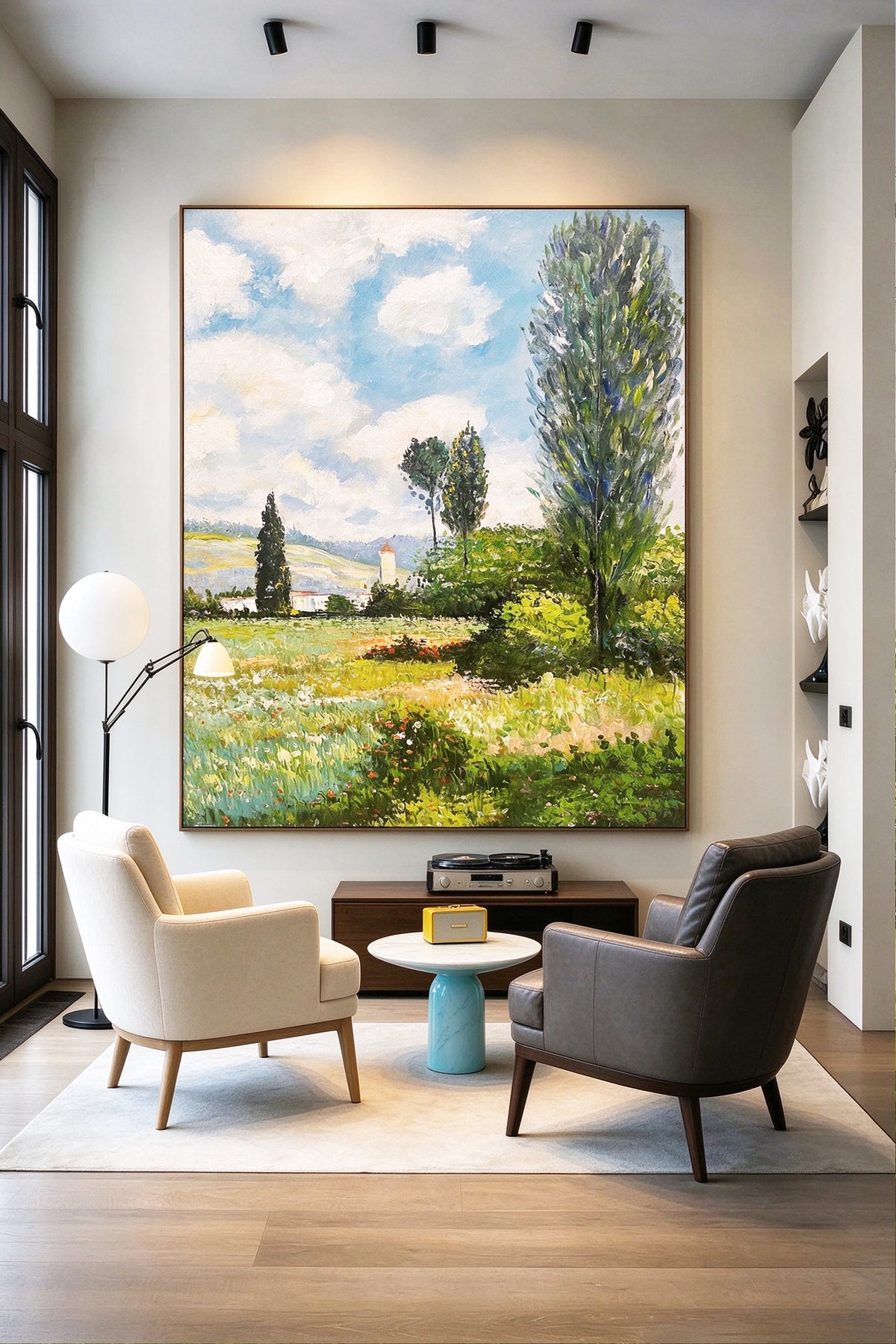 Hand-Painted Landscape Decorative Painting