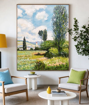 Hand-Painted Landscape Decorative Painting