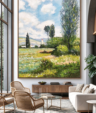 Hand-Painted Landscape Decorative Painting