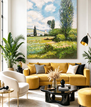 Hand-Painted Landscape Decorative Painting