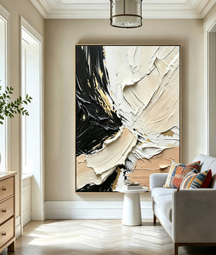 Abstract hand-drawn painting
