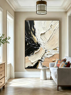 Abstract hand-drawn painting