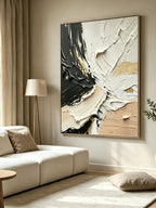 Abstract hand-drawn painting