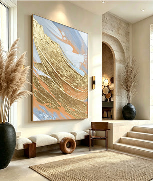 Abstract hand-drawn painting