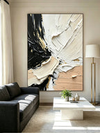 Abstract hand-drawn painting