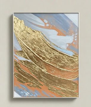 Abstract hand-drawn painting