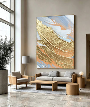 Abstract hand-drawn painting
