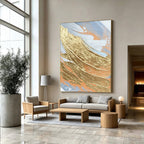 Abstract hand-drawn painting