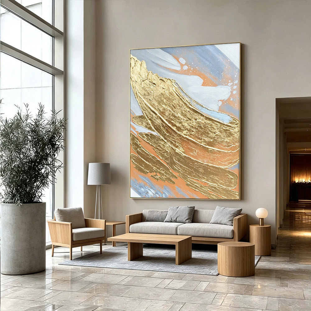Abstract hand-drawn painting