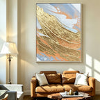 Abstract hand-drawn painting