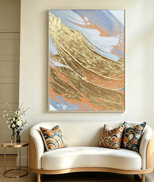 Abstract hand-drawn painting