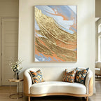 Abstract hand-drawn painting