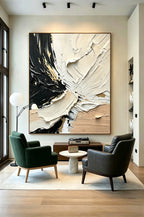 Abstract hand-drawn painting