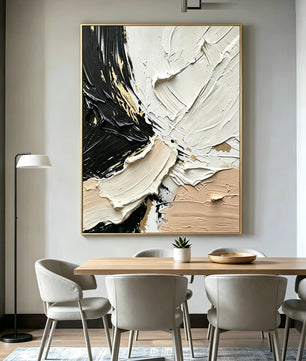 Abstract hand-drawn painting