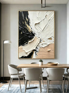 Abstract hand-drawn painting
