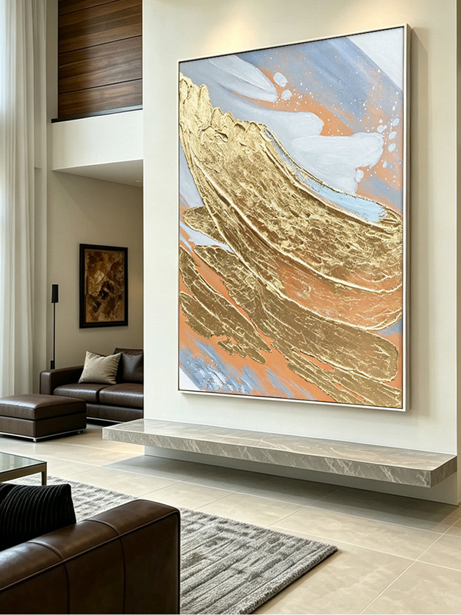 Abstract hand-drawn painting