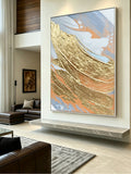 Abstract hand-drawn painting