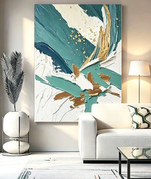 Abstract hand-drawn painting