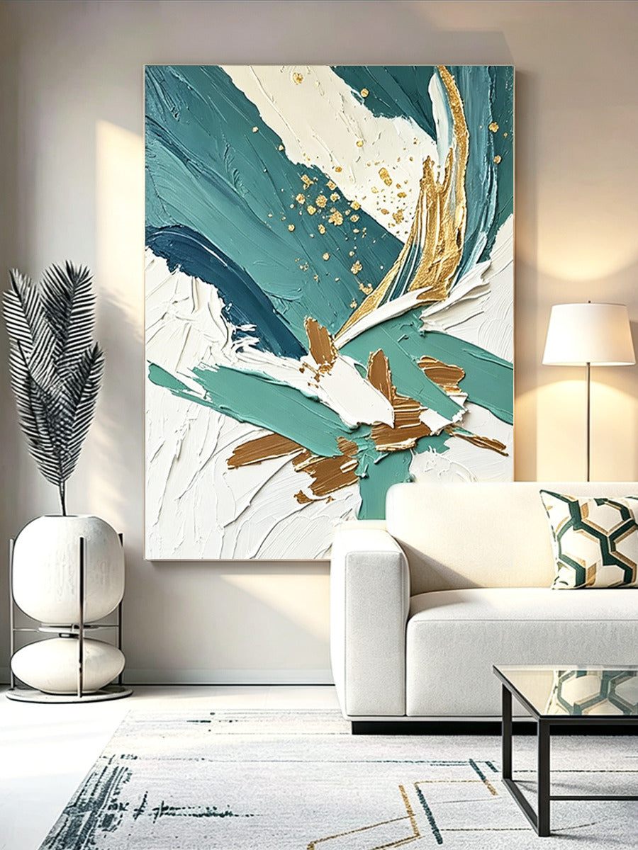 Abstract hand-drawn painting
