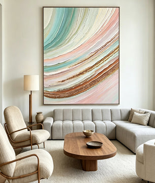 Abstract hand-drawn painting