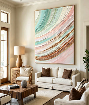 Abstract hand-drawn painting