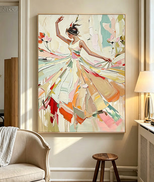 Portrait Dance Figure Wall Painting