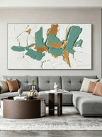Abstract hand-drawn painting——minimalism style