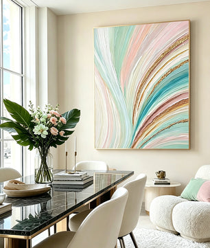 Abstract hand-drawn painting