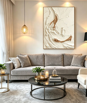 Abstract hand-drawn painting
