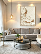 Abstract hand-drawn painting