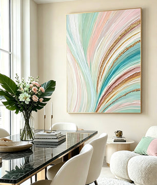 Abstract hand-drawn painting