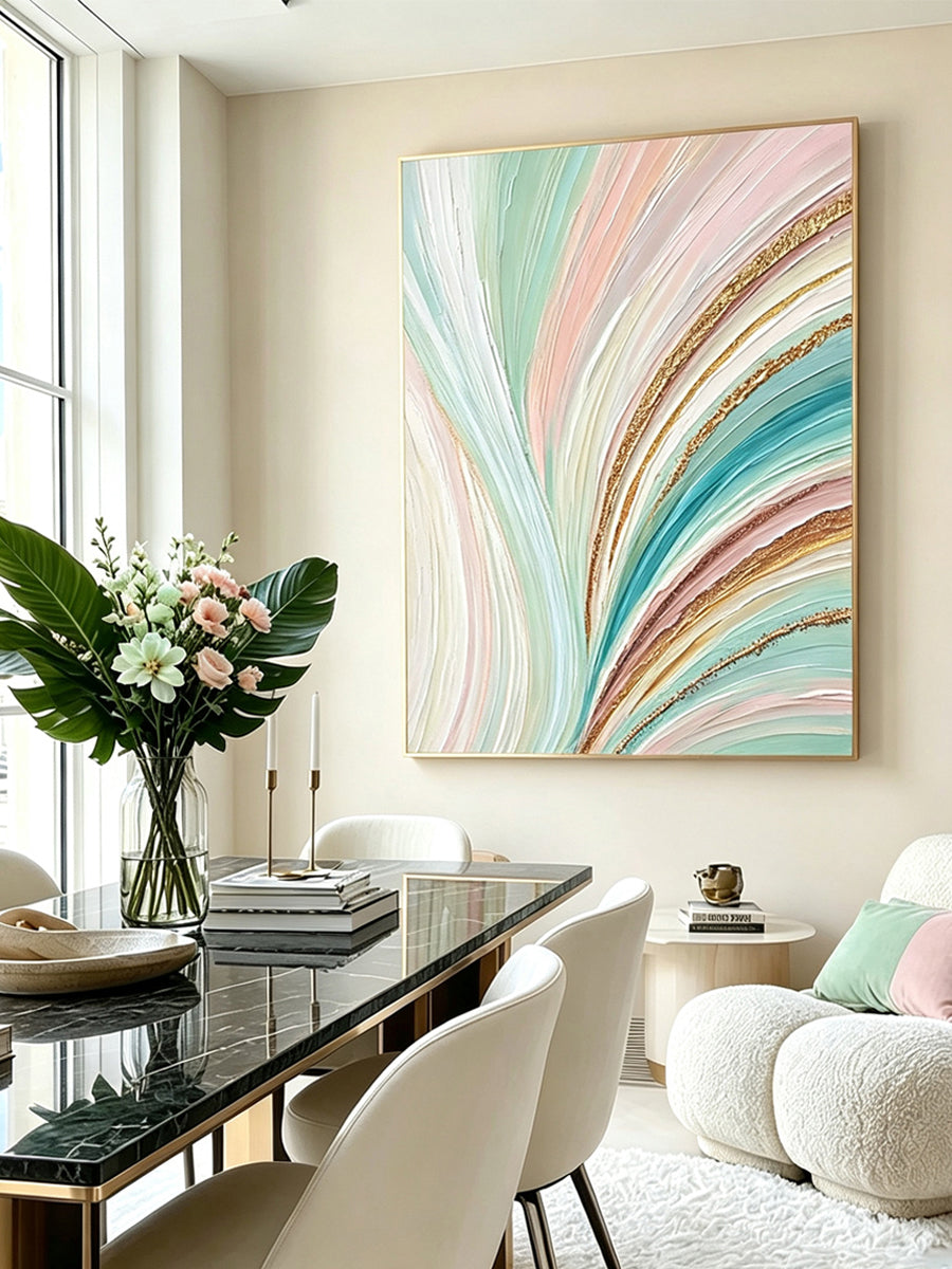 Abstract hand-drawn painting