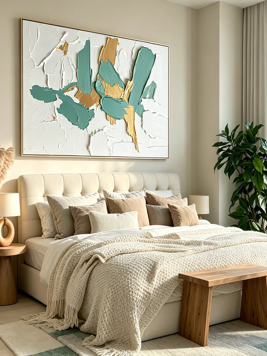 Abstract hand-drawn painting——minimalism style