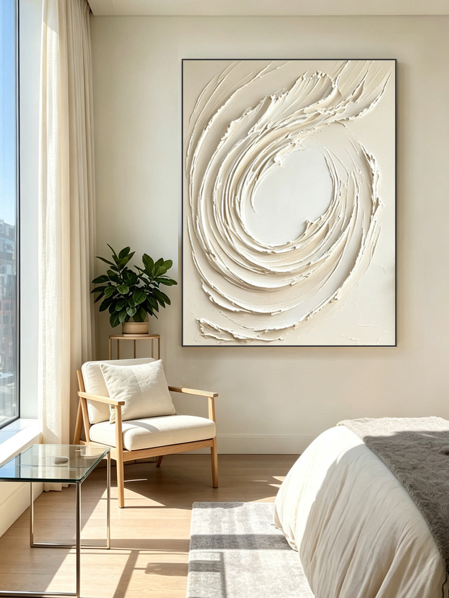 Abstract hand-drawn painting