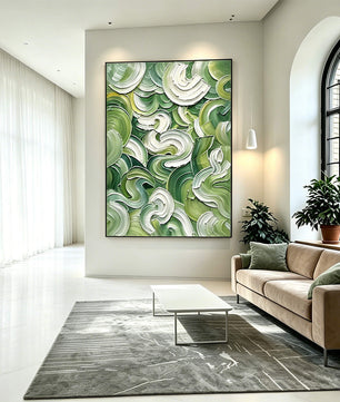 Abstract hand-drawn painting