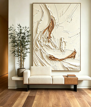 Abstract hand-drawn painting