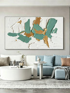 Abstract hand-drawn painting——minimalism style