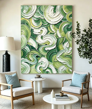 Abstract hand-drawn painting