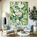 Abstract hand-drawn painting