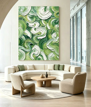 Abstract hand-drawn painting