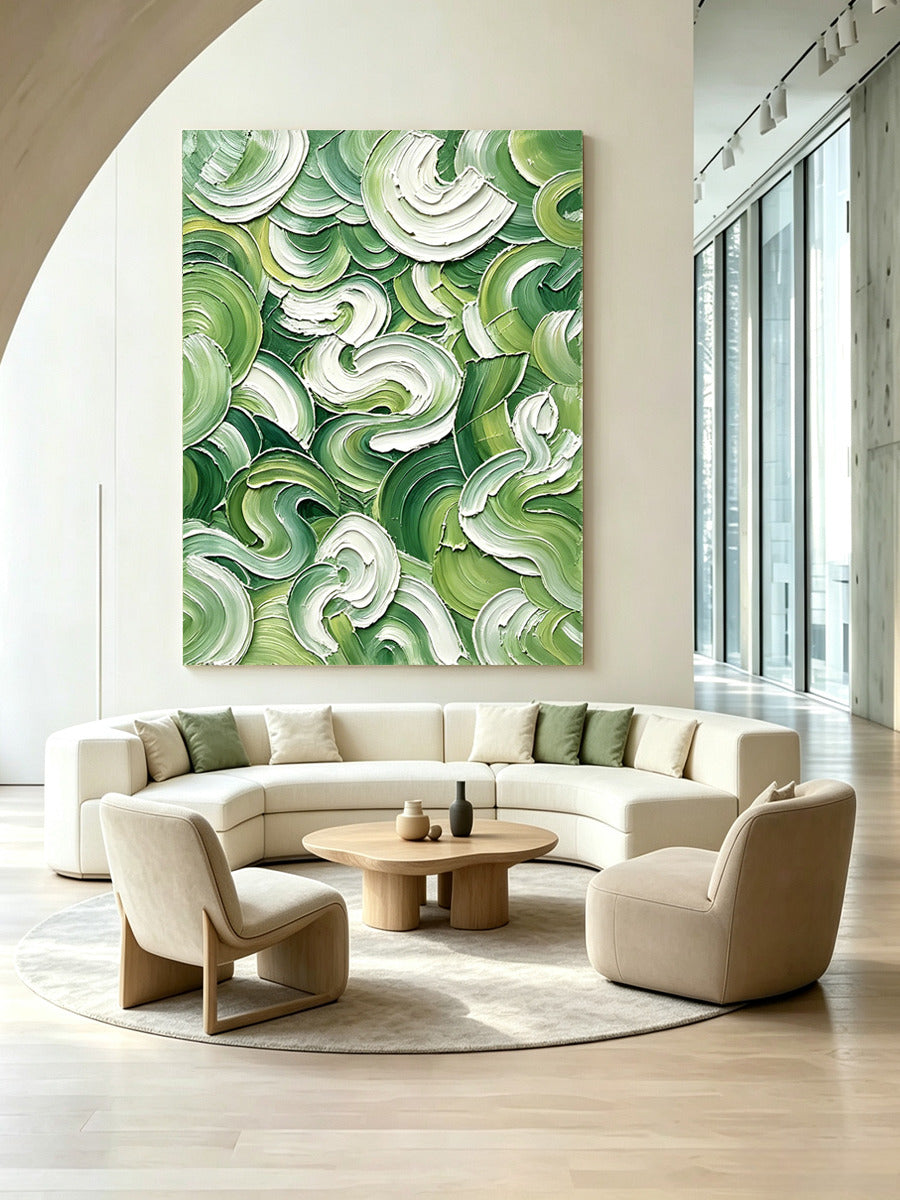 Abstract hand-drawn painting