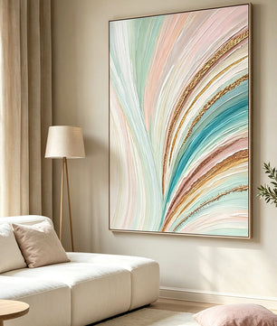Abstract hand-drawn painting