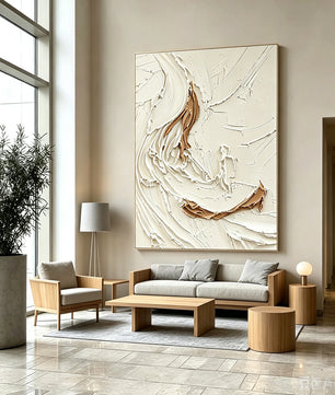 Abstract hand-drawn painting