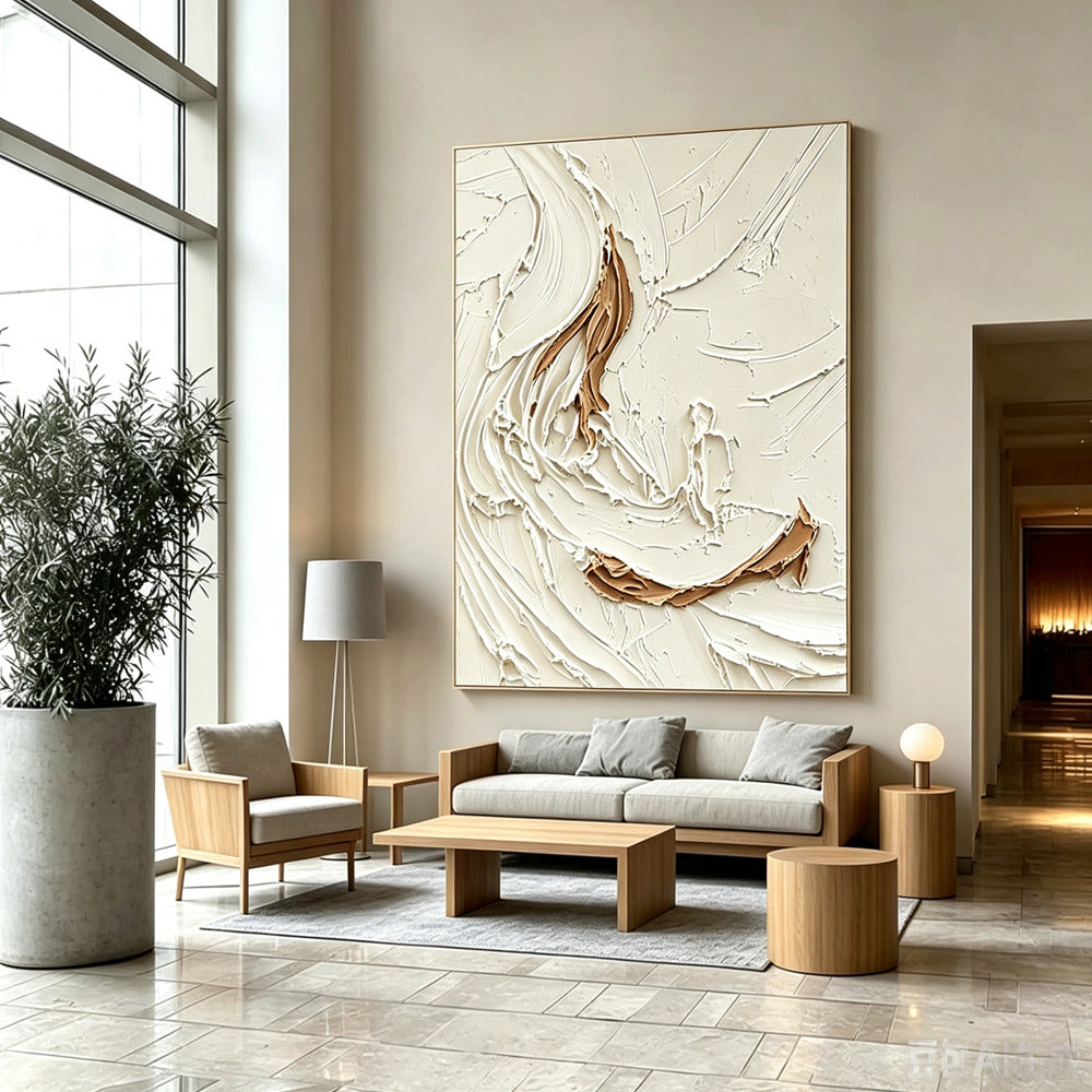 Abstract hand-drawn painting