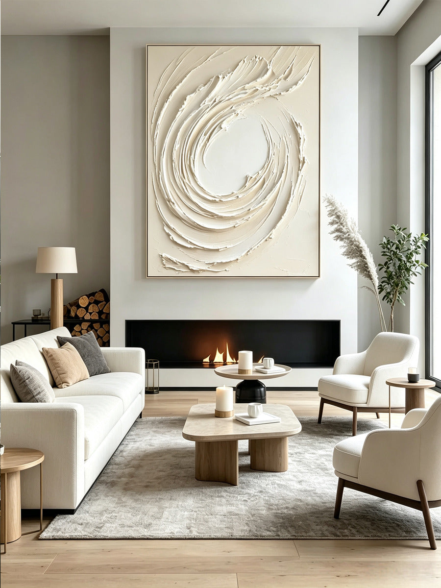 Abstract hand-drawn painting