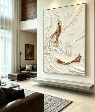 Abstract hand-drawn painting