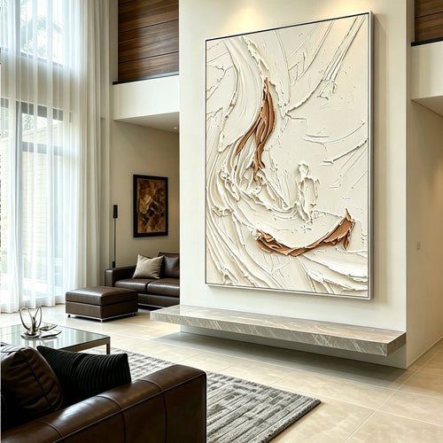 Abstract hand-drawn painting